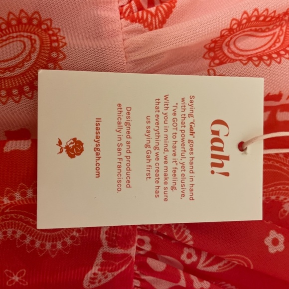 Lisa Says Gah Bandana Top - Picture 3 of 3